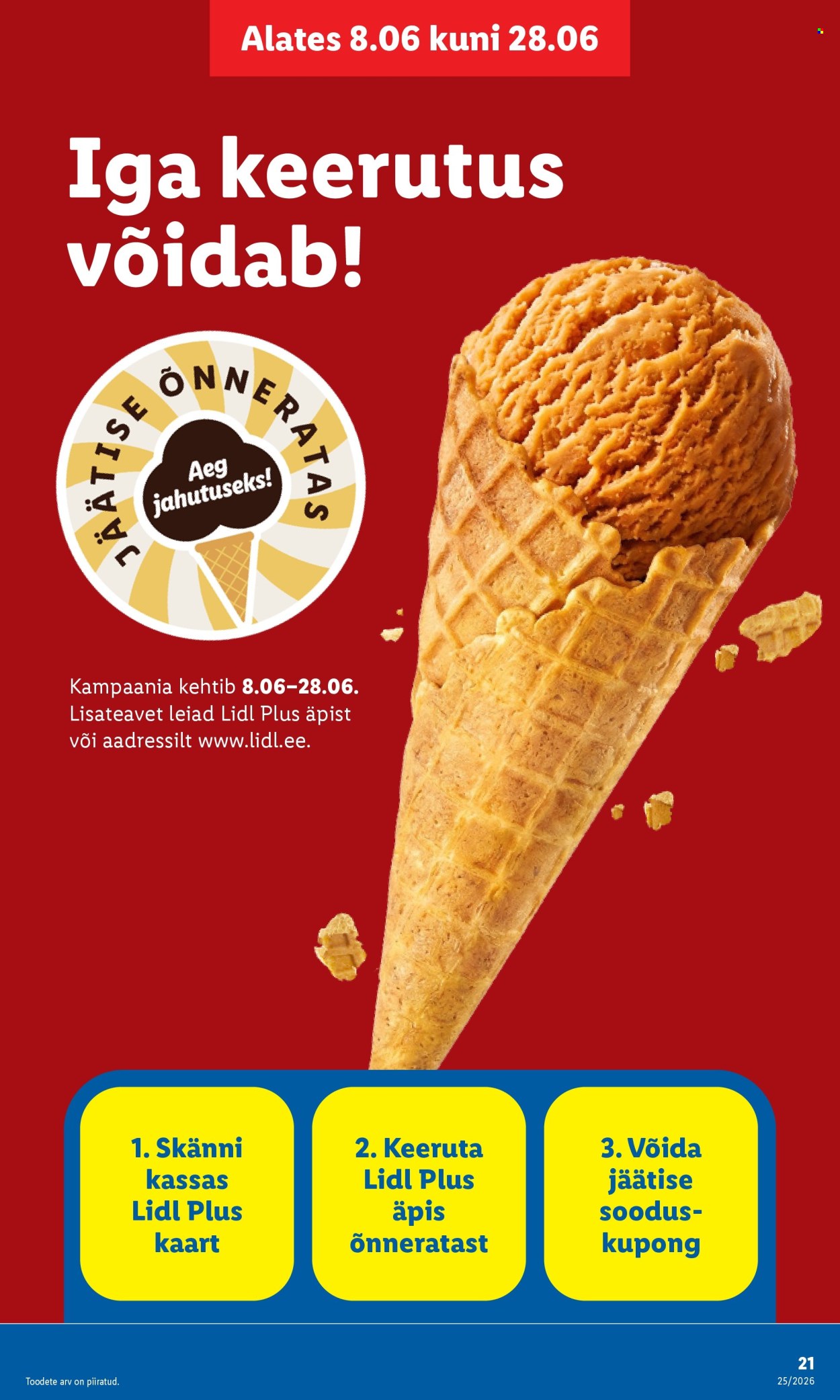 Lidl kliendileht - 15.06.2026 - 21.06.2026. Lehekülg 21