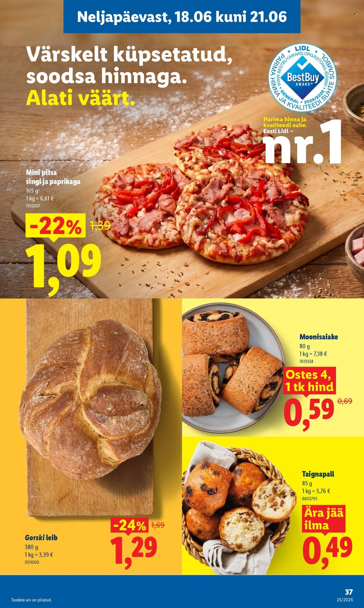 Lidl kliendileht - 15.06.2026 - 21.06.2026. Lehekülg 37