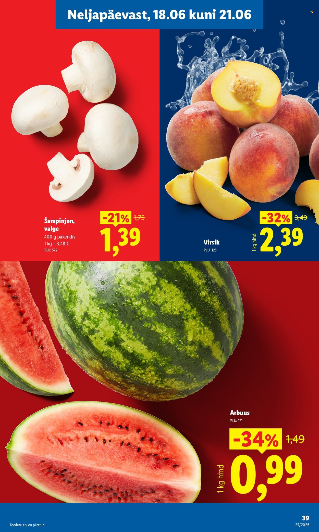 Lidl kliendileht - 15.06.2026 - 21.06.2026. Lehekülg 39