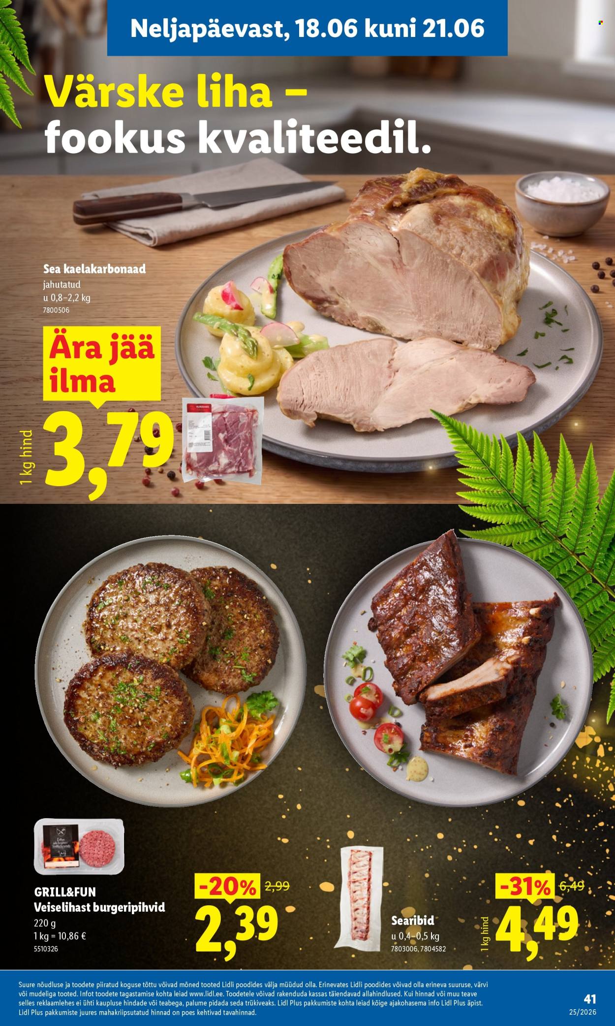 Lidl kliendileht - 15.06.2026 - 21.06.2026. Lehekülg 41