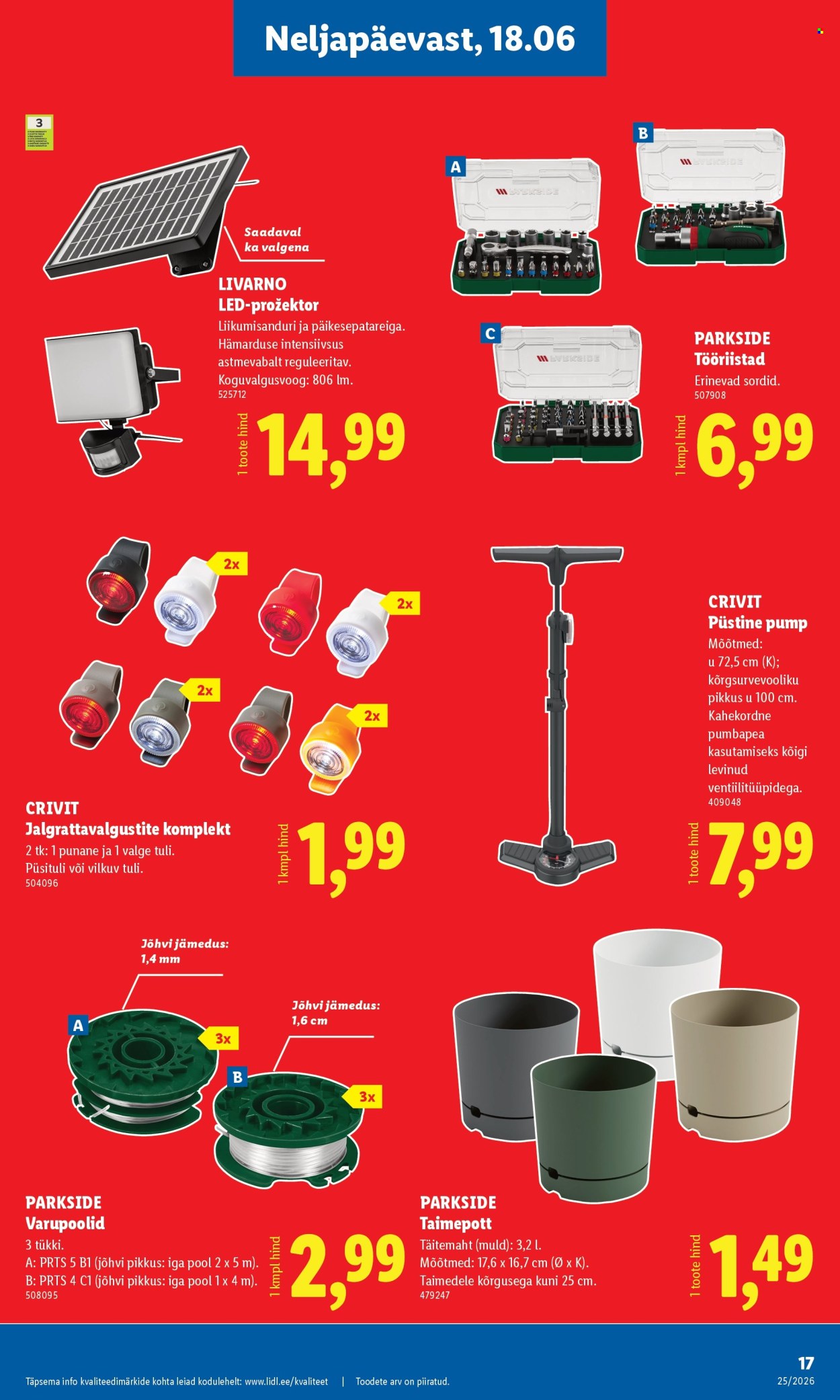 Lidl kliendileht - 15.06.2026 - 21.06.2026. Lehekülg 17