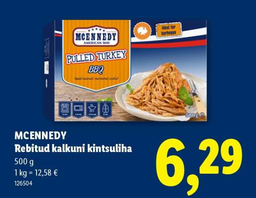 Mcennedy Rebitud kalkuni kintsuliha