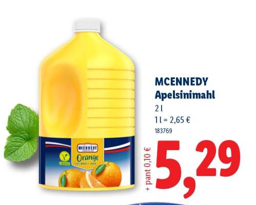 MCENNEDY Apelsinimahl