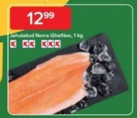 Jahutatud Norra lõhefilee
