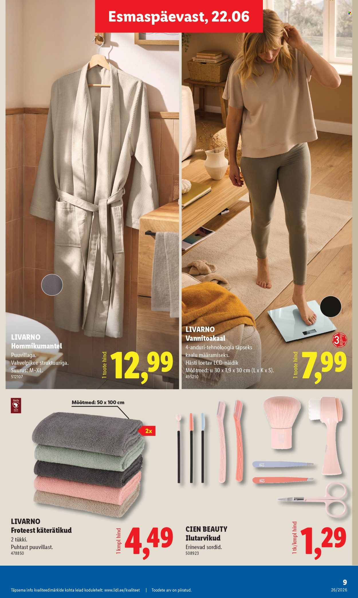 Lidl kliendileht - 22.06.2026 - 28.06.2026. Lehekülg 9