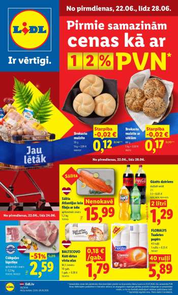 Kaupluse Lidl kliendileht - 22.06.2026 - 28.06.2026.