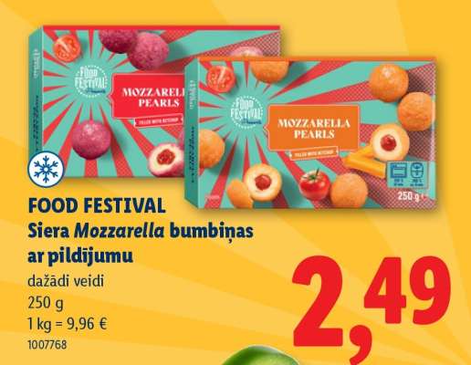 FOOD FESTIVAL Mozzarella Pearls