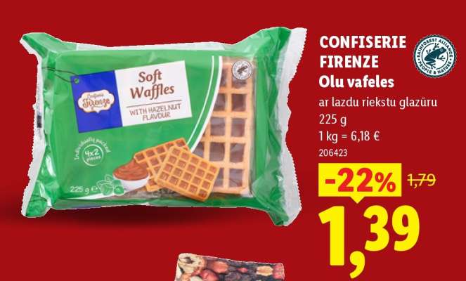 CONFISERIE FIRENZE Olu vafeles