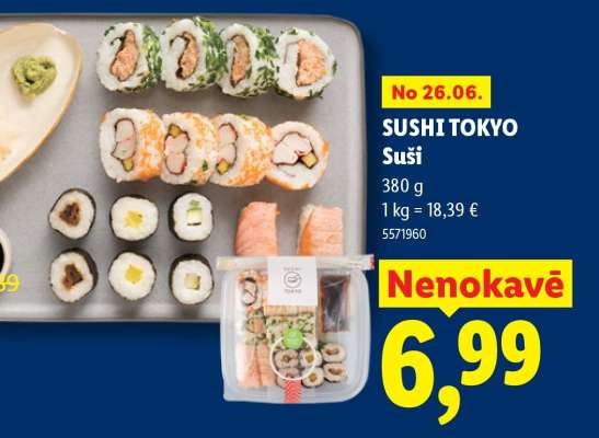 SUSHI TOKYO Suši