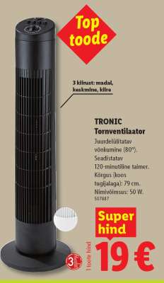 TRONIC Tornventilaator