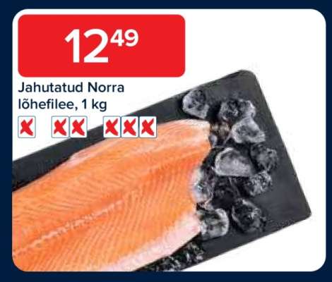 Jahutatud Norra lõhefilee