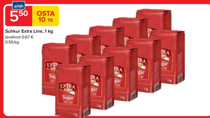 Suhkur Extra Line, 1 kg