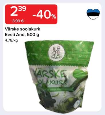 Värske soolakurk