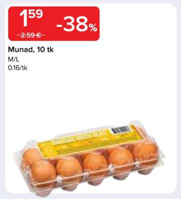 Munad, 10 tk