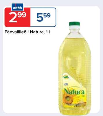 Päevalilleõli Natura