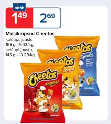 Maisikrõpsud Cheetos