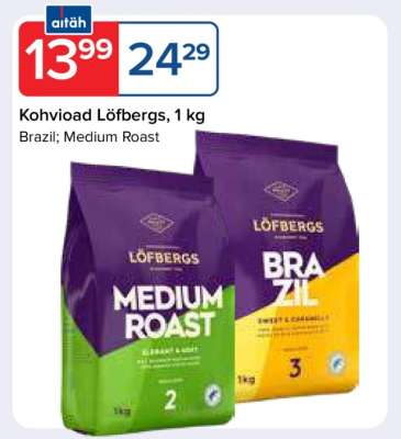 Kohvioad Löfbergs, 1 kg