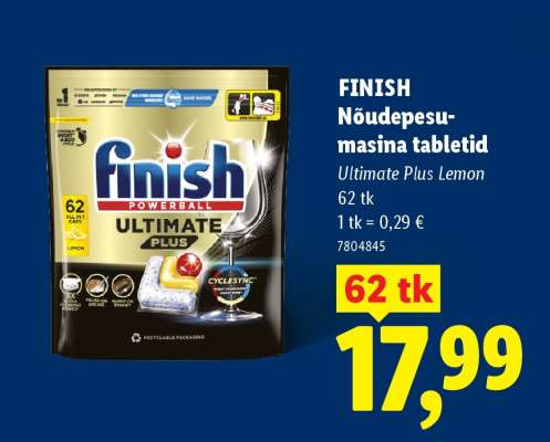 Finish Nõudepesumasina tabletid