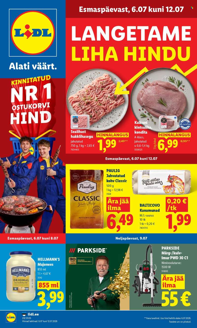Kaupluse Lidl kliendileht - 06.07.2026 - 12.07.2026.