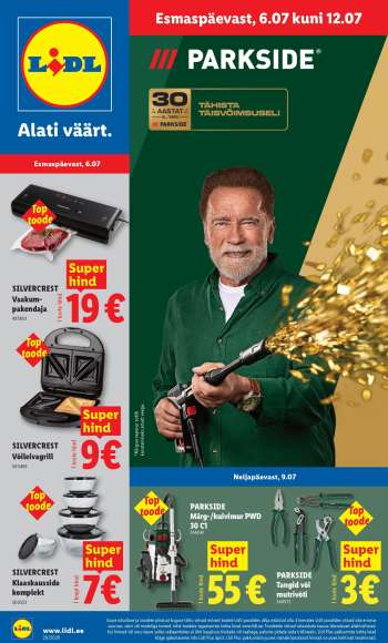 Kaupluse Lidl kliendileht - 06.07.2026 - 12.07.2026.
