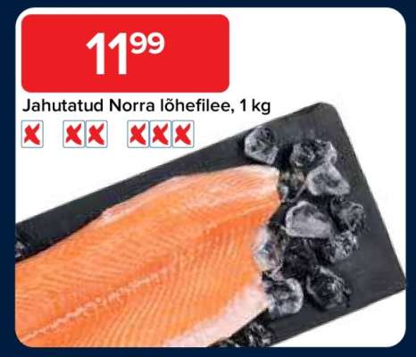 Jahutatud Norra lõhefilee