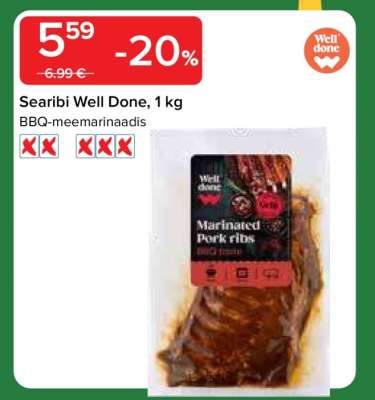 Searibi Well Done, 1 kg