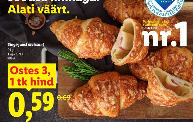 Singi-juust croissant