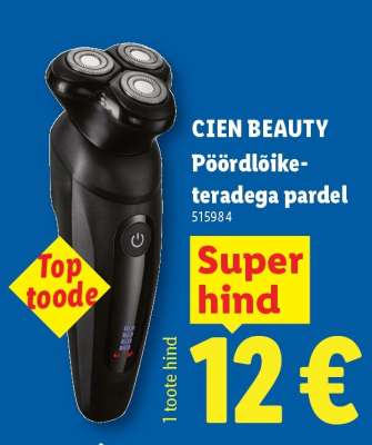 Cien BEAUTY Pöördlõiketeradega pardel