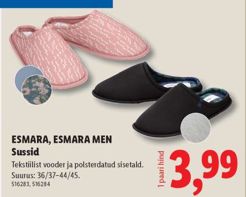 ESMARA, ESMARA MEN Sussid