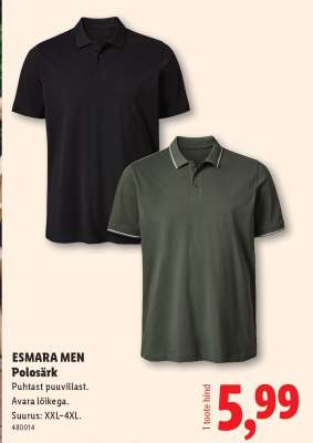 esmara MEN Polosärk