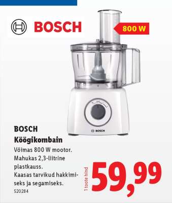 Bosch Köögikombain