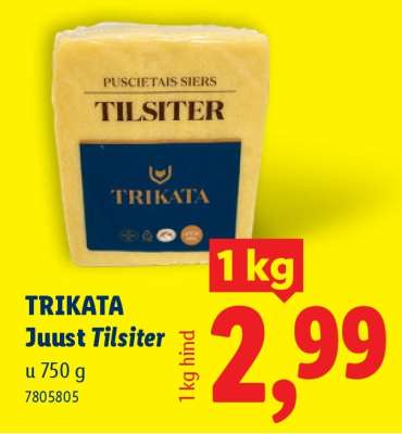 TRIKATA Juust Tilsiter