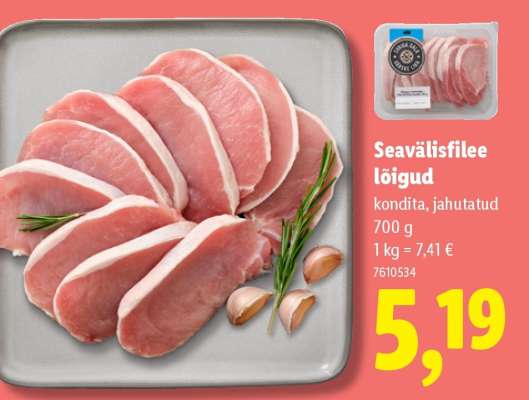 Seavälisfilee lõigud