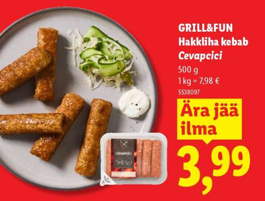GRILL&FUN Hakklıha kebab Cevapcici