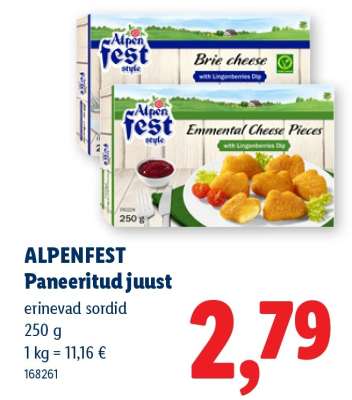 Alpenfest Paneeritud juust