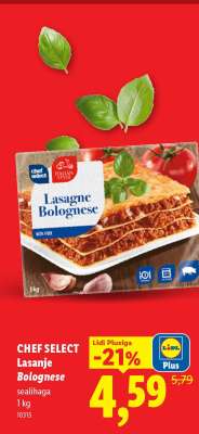 Chef Select Lasanje Bolognese