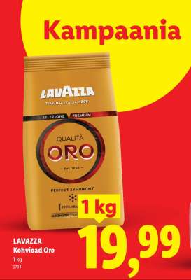 Lavazza Kohvioad Oro