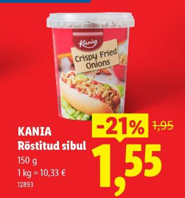KANIA Röstitud sibul