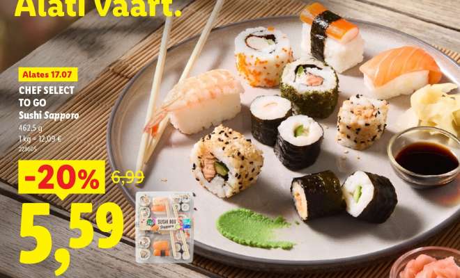 CHEF SELECT TO GO Sushi Sapporo