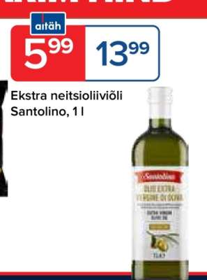 Ekstra neitsioliiviõli Santolino