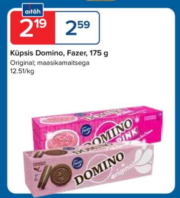 Küpsis Domino, Fazer, 175 g