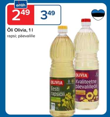 Õli Olivia, 1l