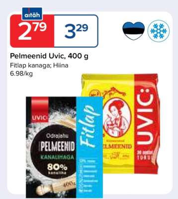 Pelmeenid Uvic, 400 g