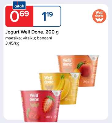 Jogurt Well Done, 200 g