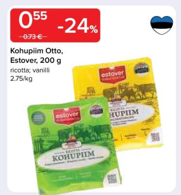 Kohupiim Otto, Estover, 200 g