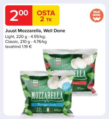 Juust Mozzarella Well Done
