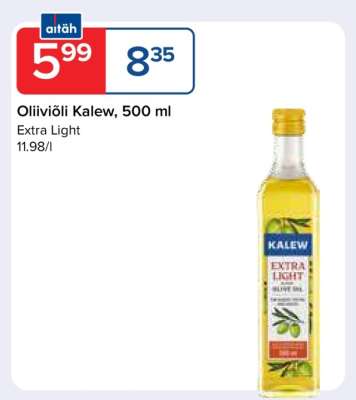 Oliiviõli Kalew, 500 ml