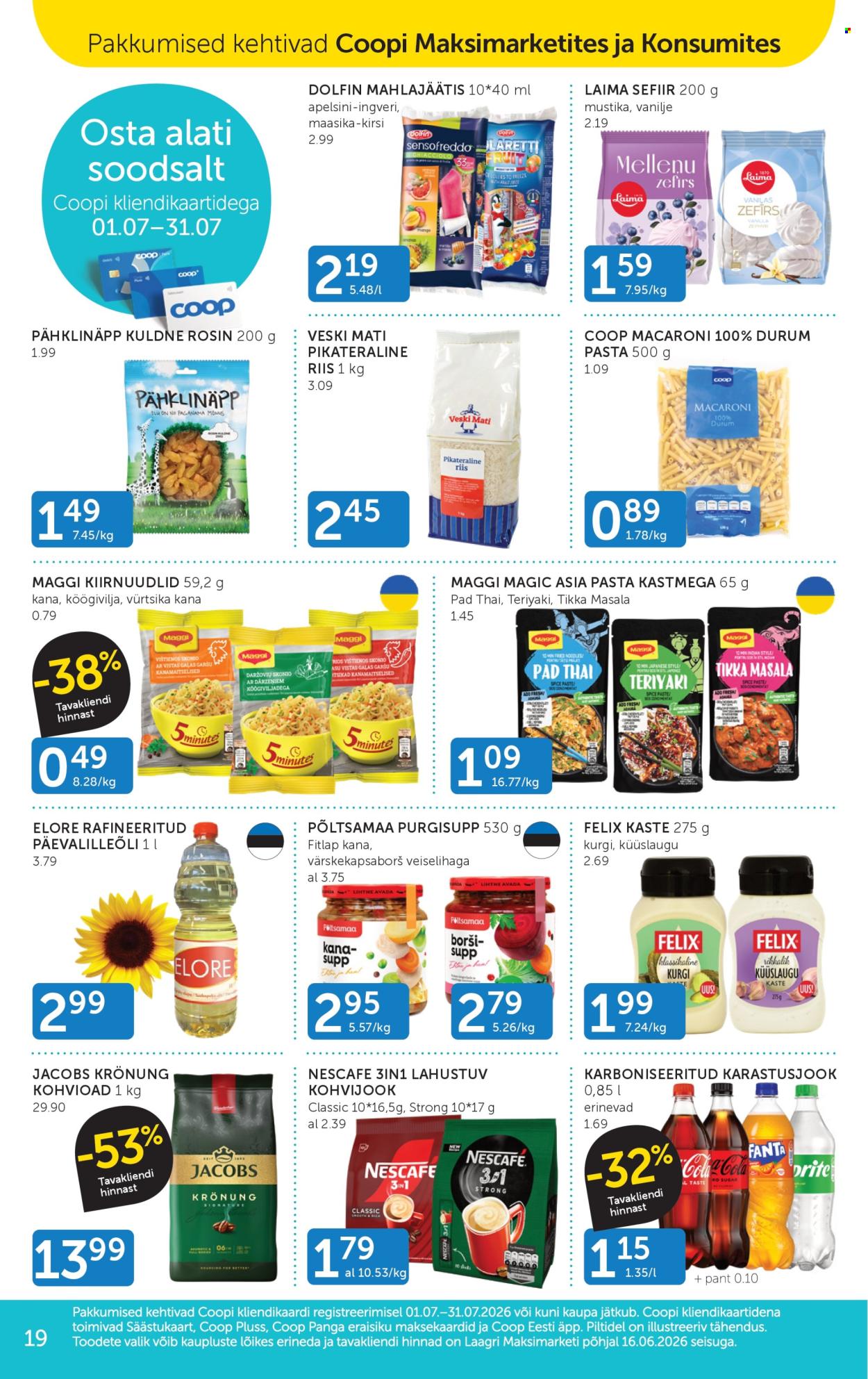 Coop kliendileht - 21.07.2026 - 27.07.2026. Lehekülg 19
