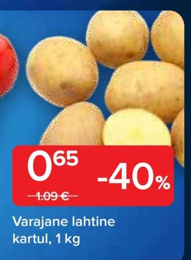 Varajane lahtine kartul, 1 kg