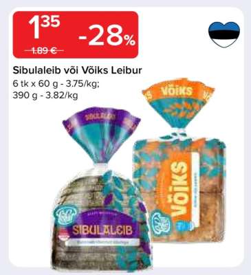 Sibulaleib või Võiks Leib